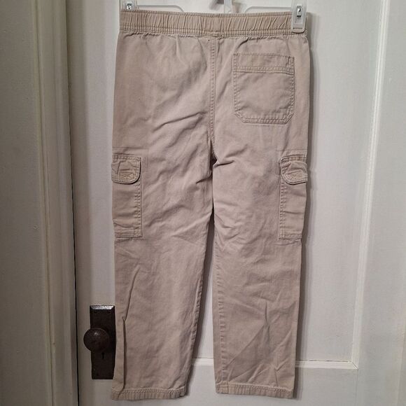 HUSKY Boys size 8 khaki Children's Place stretch waist khaki cargo pants - Picture 3 of 7
